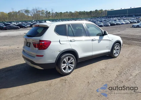 2016 BMW X3 xDrive28I из США, поврежденный, VIN 5UXWX9C50G0D64416